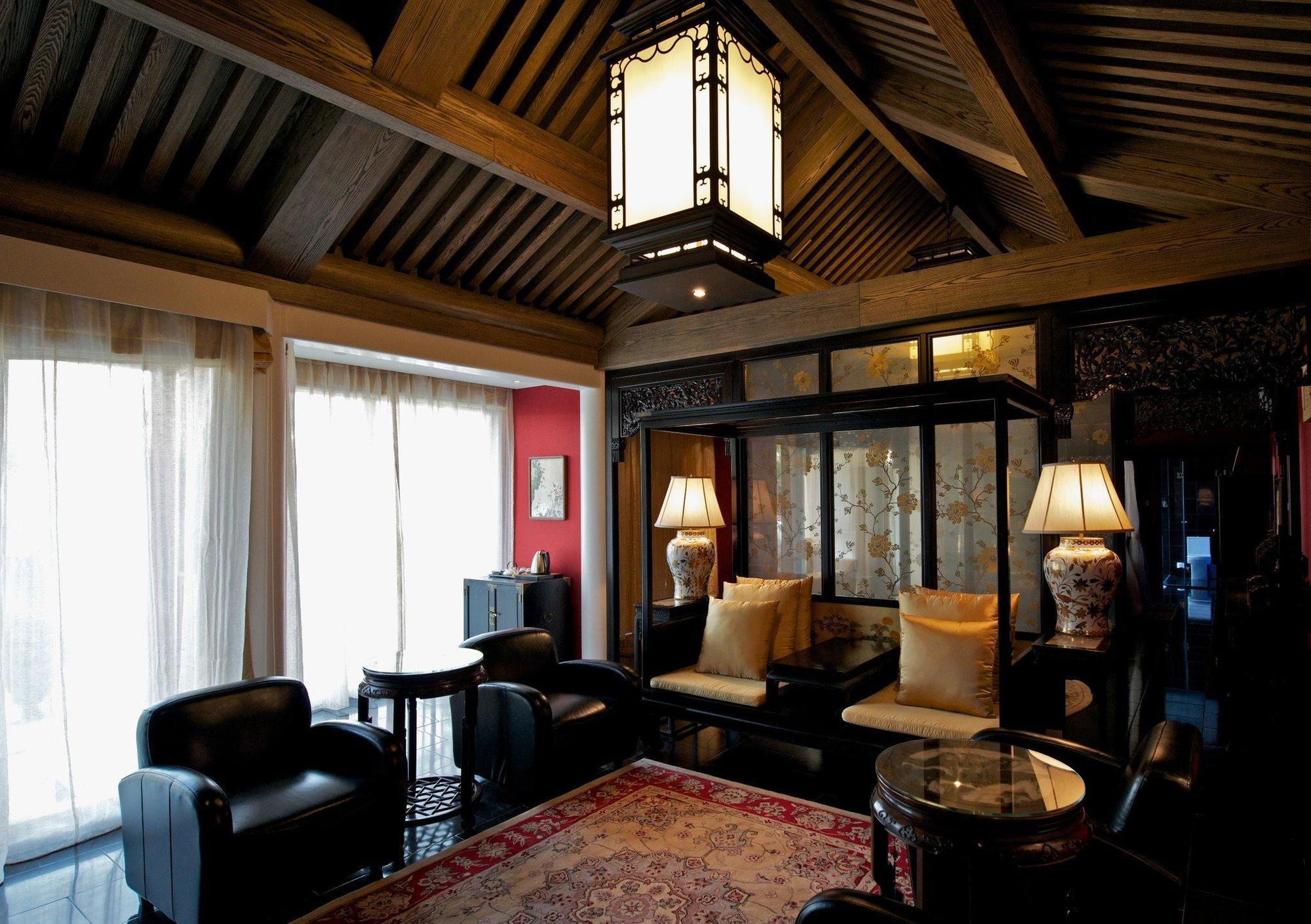 Lv Garden Huanghuali Art Galery Beijing Hotel Yinjiafu Eksteriør billede
