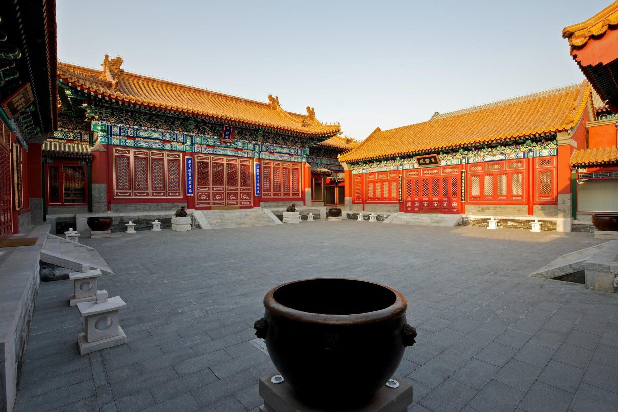 Lv Garden Huanghuali Art Galery Beijing Hotel Yinjiafu Eksteriør billede